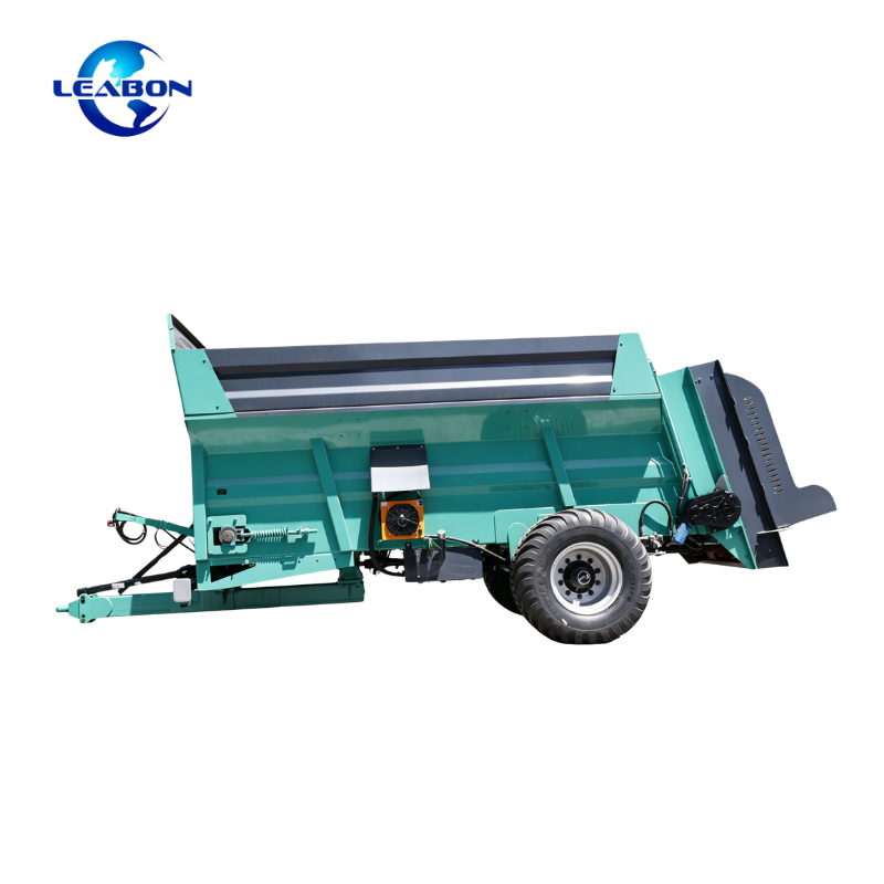 Vertical Auger Muck Spreader Cow Dung Compost Spreader Tractor Towed Manure Spreader