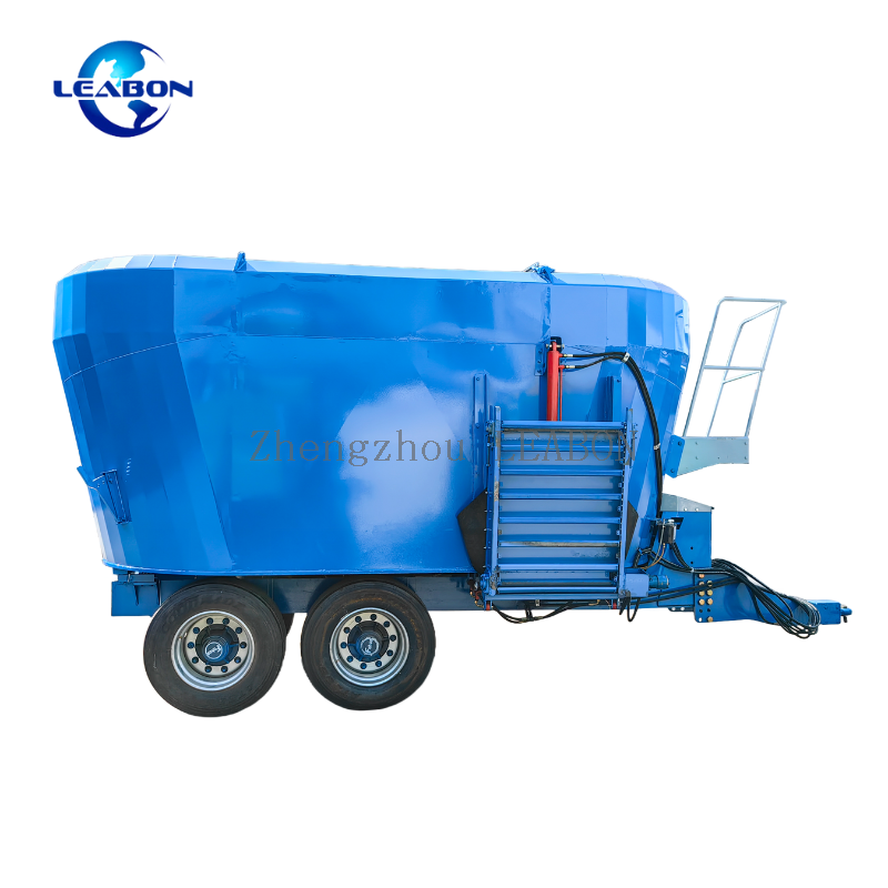 16m3 Vertical TMR Mixer PTO Type Animal Feed Mixing Machine Silage Feed Cattle Camel Fodder Mixer