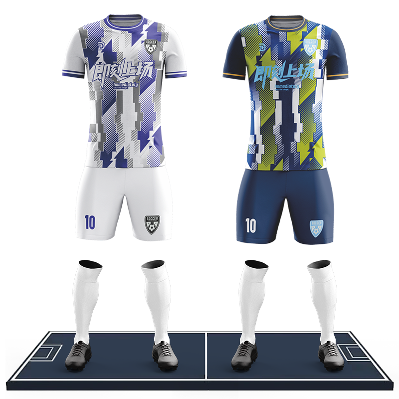 Custom Sublimation Soccer Uniform Children Breathable Football Jersey