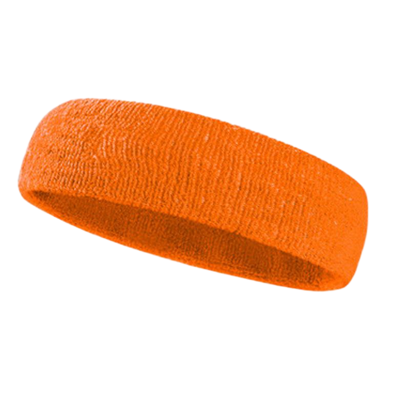Custom Logo Soft Cotton Sports Headband for Sweat Absorption