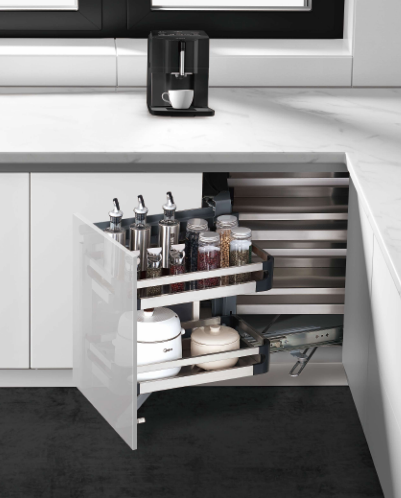 Magic Corner Pull out Swing Basket for Kitchen Corner Cabinet