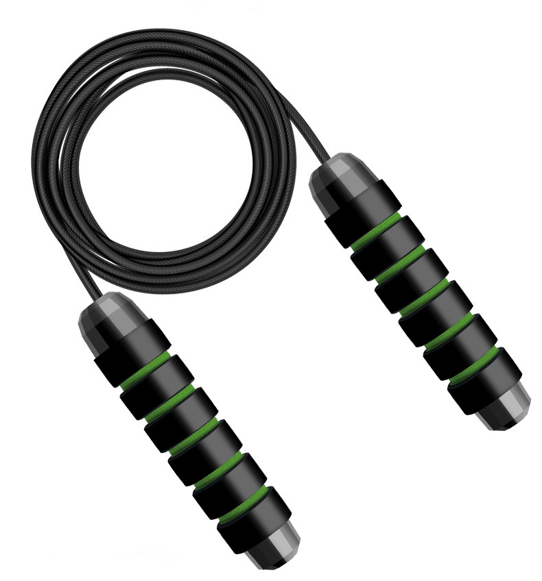 2021 Amazon Hot Selling Custom Logo Adjustable Home Gym Fitness High Speed Weighted Heavy Long Handle PVC Skipping Jump Rope