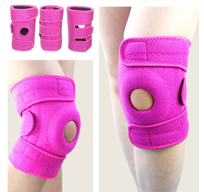 Knee Brace Stabilizers Adjustable Breathable Gym Exercise Sports Open Patella Pads
