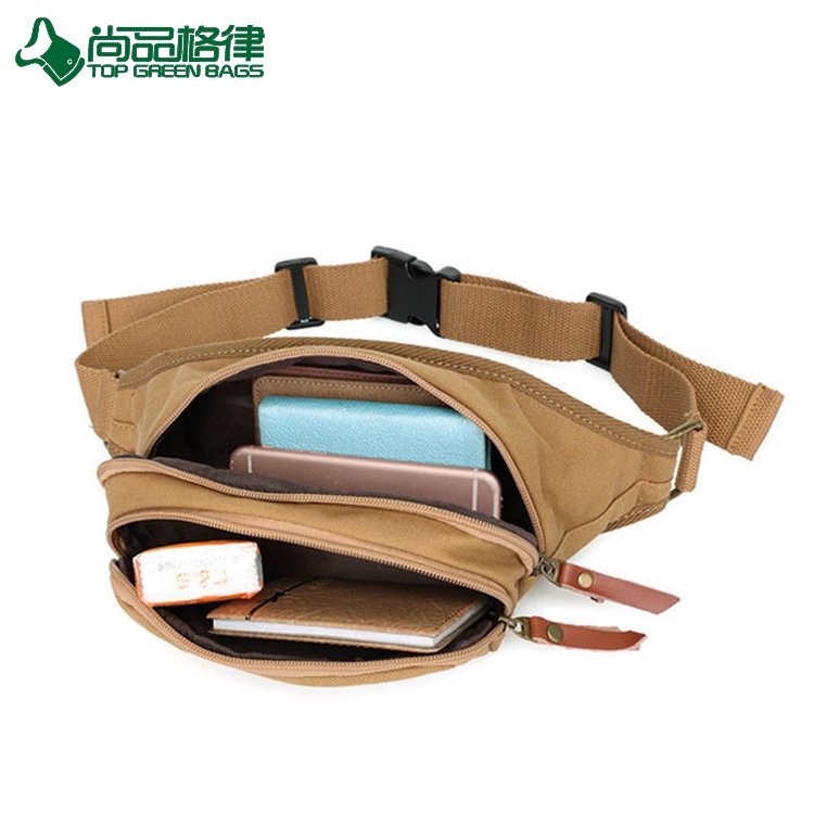 Men Multi-Functional Canvas Waist Bags Musette Bags (TP-WTB052)