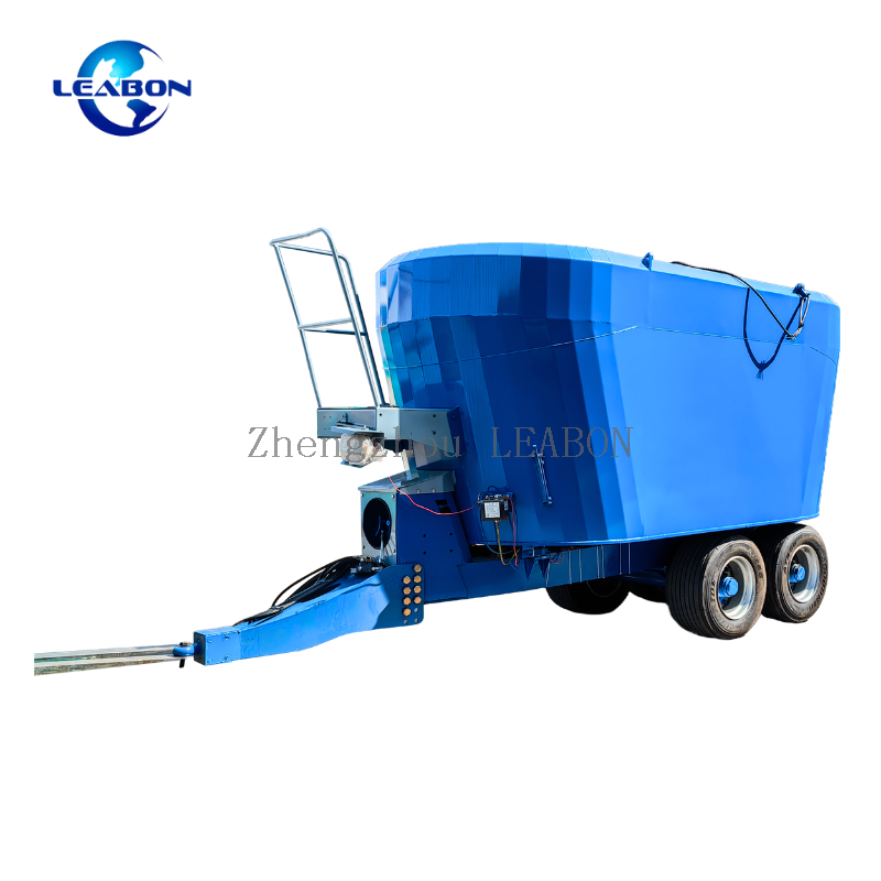 16m3 Vertical TMR Mixer PTO Type Animal Feed Mixing Machine Silage Feed Cattle Camel Fodder Mixer