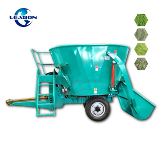 3CBM 5CBM 10CBM 12CBM PTO Type Vertical TMR Feed Mixer with Feeding Hopper for Cow Camel Silage Feed