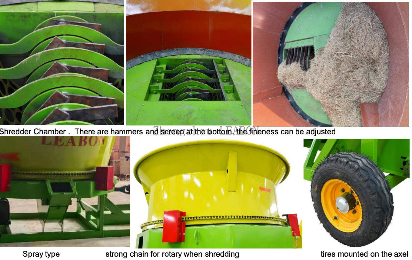 straw bale crusher with conveyor