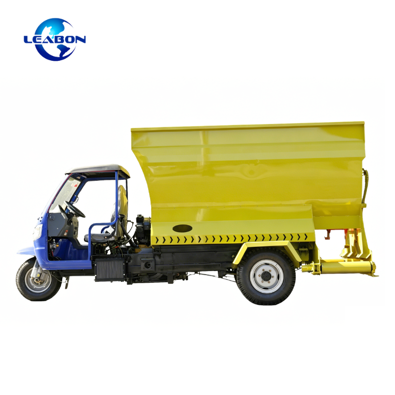 Cow Feed Spreader Three-Wheeled Feed Spreading Machine Farm Feed Spreader Machine