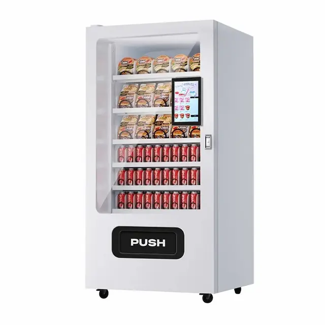 Máquina expendedora de snacks y bebidas con pantalla táctil ZV5000C10 de 10'