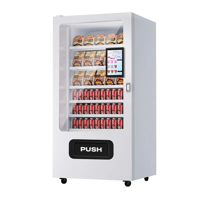 Máquina expendedora de snacks y bebidas con pantalla táctil ZV5000C10 de 10'
