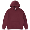 Fashion Unisex Oversized Maroon Fleece Pollover Hoodie