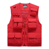 Multi-Pocket Breathable Mesh Tactical Fishing Hiking Safety Reflective Vest