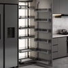 Space Saving Pantry Unit Basket Multi Tier Pull out Storage Rack