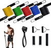 11pcs Resistance Band Set for Home Gym – Heavy Duty Exercise Tube Bands with Handles
