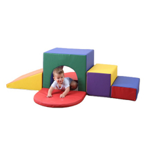 Kindergarten funny indoor soft play sponge kid ball pit pool with slide for kid