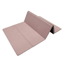 Premium 8-Panel Folding Yoga Mat - Advanced Tech Fabric Non-Slip Fitness Mat for Yoga, Pilates, and Meditation