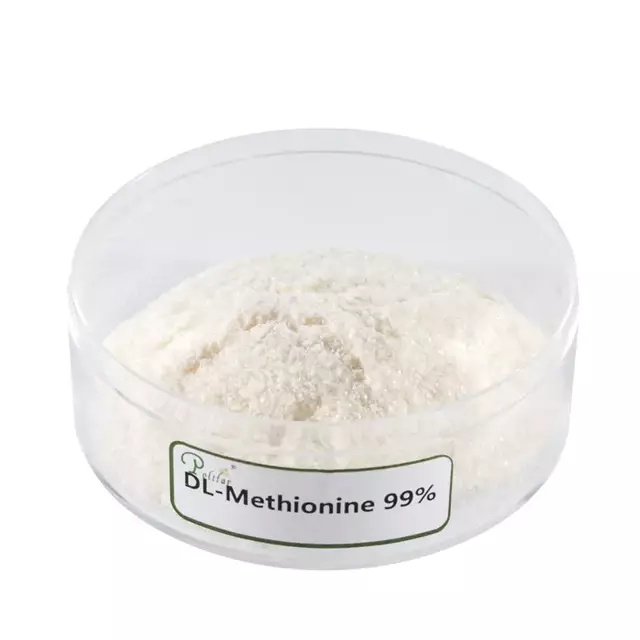 Aditivo de DL-metionina de grado alimenticio al 99% para aves de corral