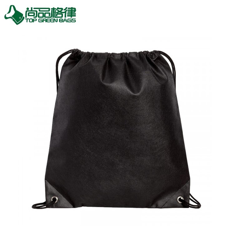 Wholesale durable non woven drawstring back pack reusable drawstring pack (TP-DB329)