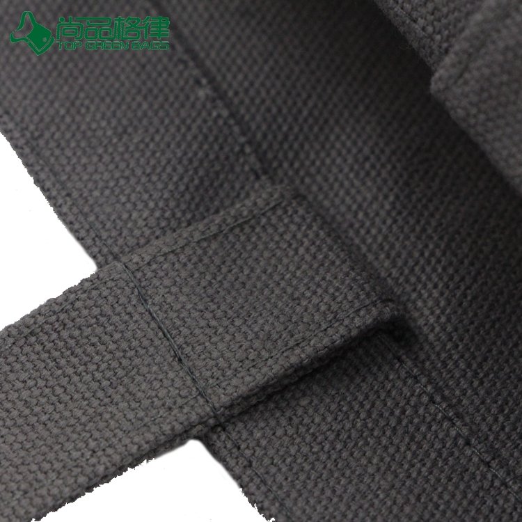 Heavy duty cotton canvas shopping toe bag for wholesale (TP-SP635)