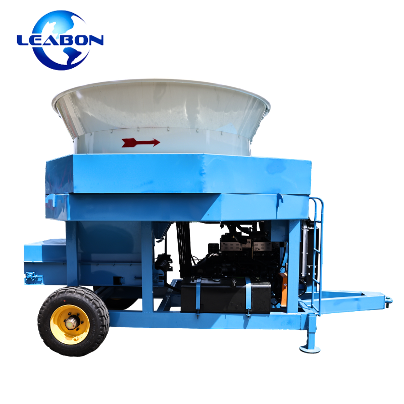 Bottom Belt Discharde Diesel Type Straw Bale Crusher Alfalfa Grass Shredder