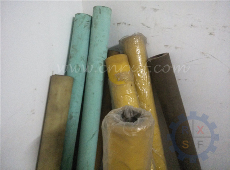 Rouleau résistant en caoutchouc de silicones de température élevée industrielle d'utilisation