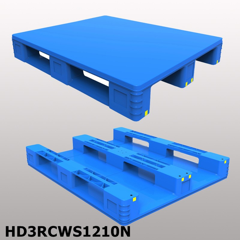 1200 * 1000 * 150 mm 3 corredores y plataforma de plástico hygeian de plataforma cerrada