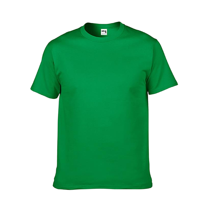 Customizable Cotton Basic Plain Crew Neck Short Sleeve T-shirt