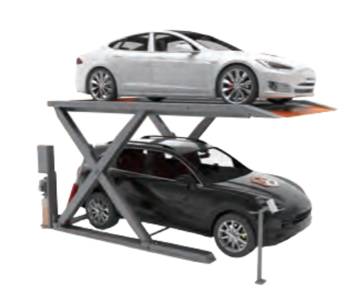 Smart Parking System Scissor Lift Platform 2 Car Stacker