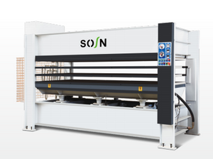 3 Laser Furniture Making Short Cycle Particle Board Hydraulic Melamine Auto Wood Panel Hot Heating Press Machine