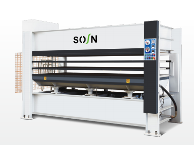 3 Laser Furniture Making Short Cycle Particle Board Hydraulic Melamine Auto Wood Panel Hot Heating Press Machine
