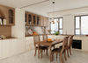 Fashion Style Wooden Home Furniture Color Design Complete Kitchen Cabinet