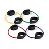 Leg Resistance Band Exercise Cord with Non-Slip Padded Ankle Cuffs