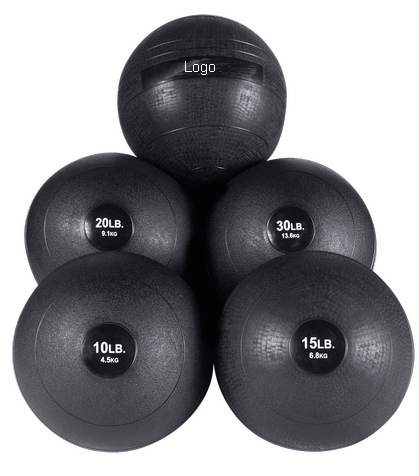 Customized heavy duty PVC Hard Rubber Cross fit sand filling Slam Ball