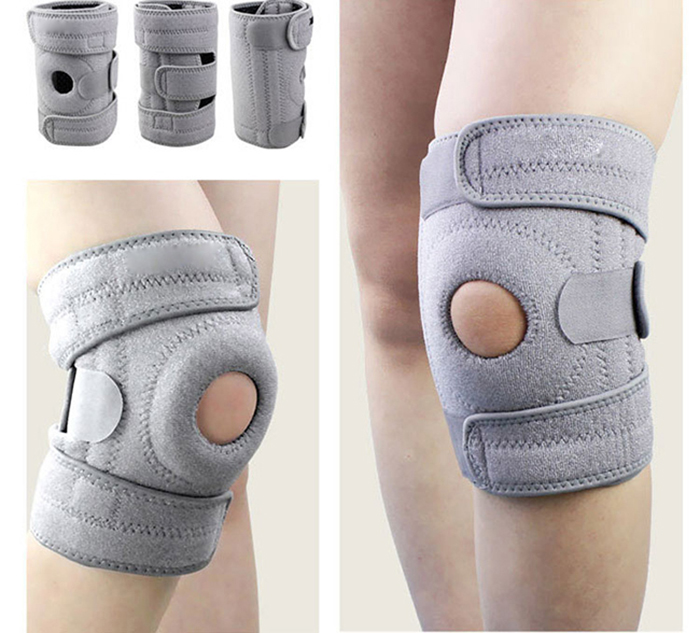 Knee Brace Stabilizers Adjustable Breathable Gym Exercise Sports Open Patella Pads