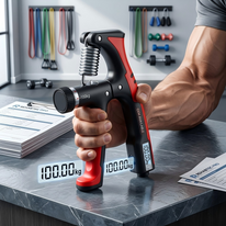 Adjustable Hand Grip Strengthener 10–100kg | Forearm & Wrist Strength Trainer for Fitness and Rehabilitation