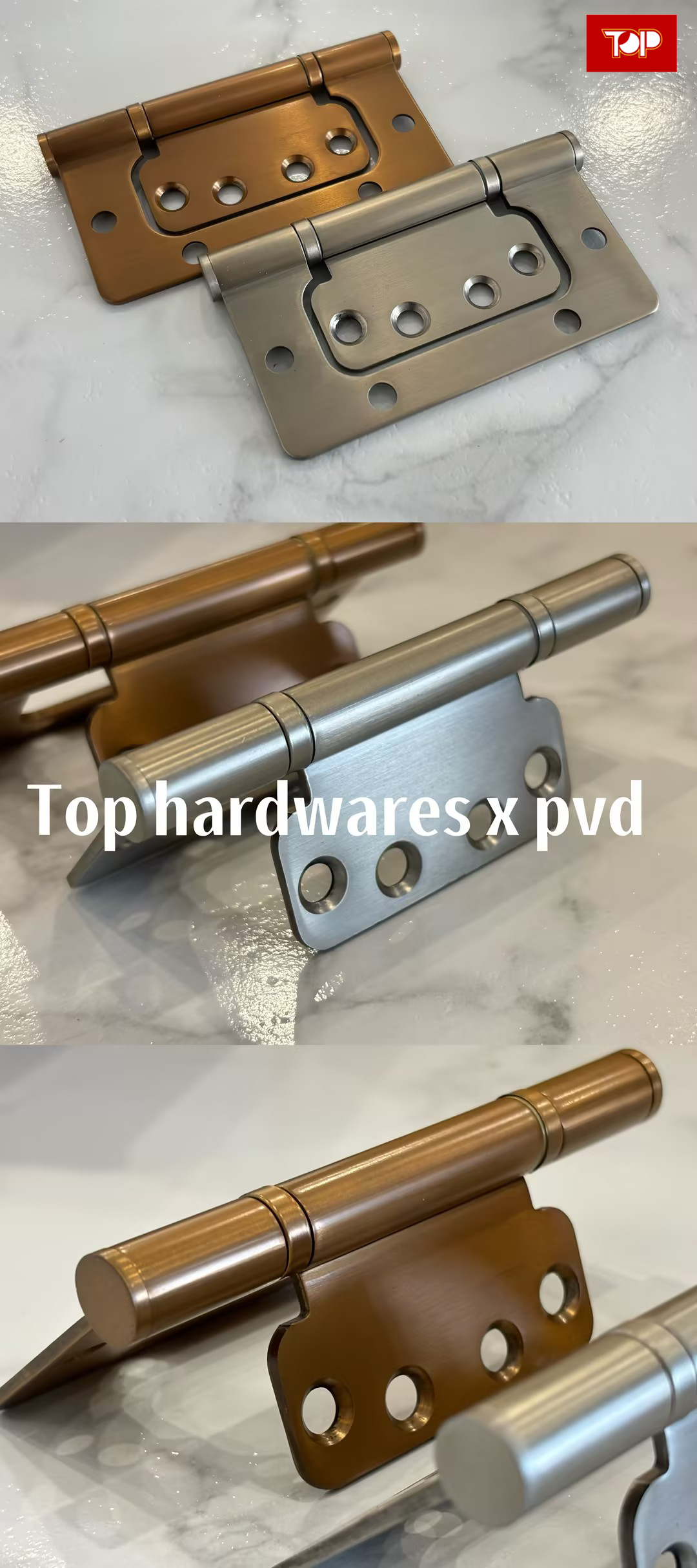 We create one hinge simple to mount, durable through years, and graced with timeless elegance.
