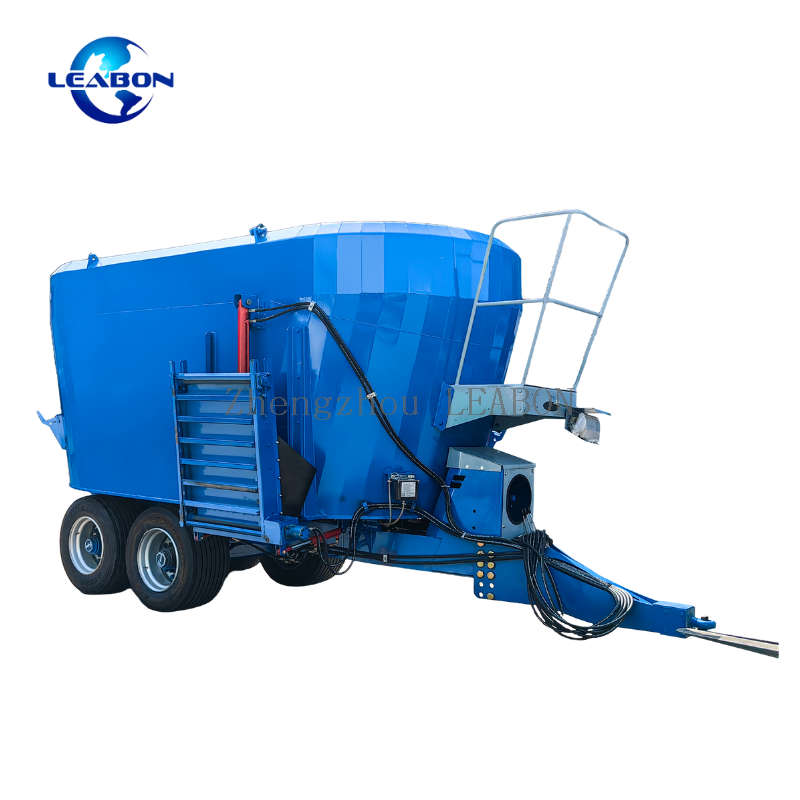 16m3 Vertical TMR Mixer PTO Type Animal Feed Mixing Machine Silage Feed Cattle Camel Fodder Mixer