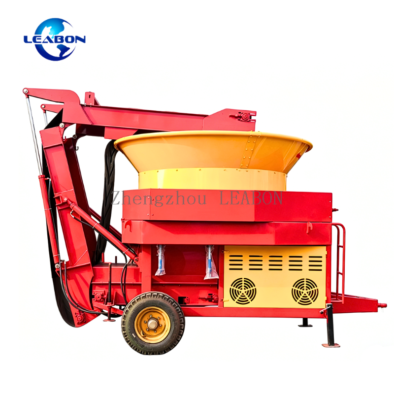 5TPH Straw Bale Crusher with Belt Conveyor Alfalfa Grass Shredder