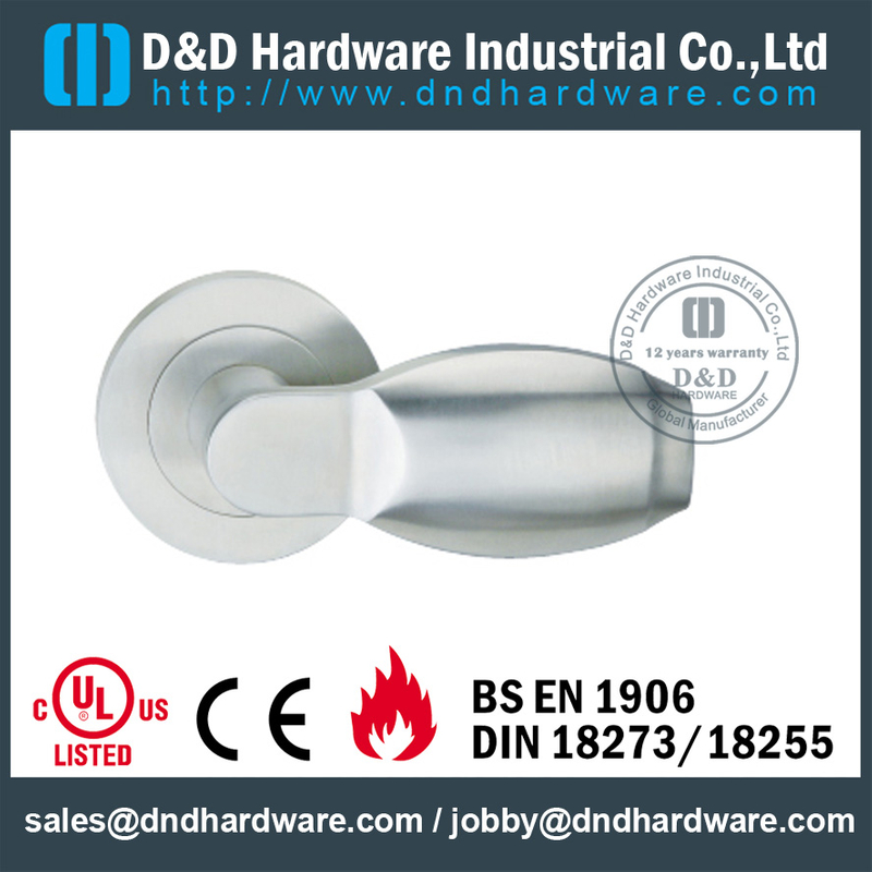 SUS304 modern casting door handle untuk Exterior Door- DDSH193