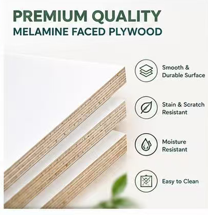 Elegant Style Melamine Plywood for Furniture