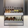 Modern Kitchen Storage Accessories Steel Pull Down Basket