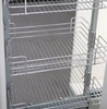 Kitchen Accessories Tall Kitchen Chrome-Plated Iron Wire Pull out Basket