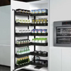 Space Saving Pantry Unit Basket Multi Tier Pull out Storage Rack