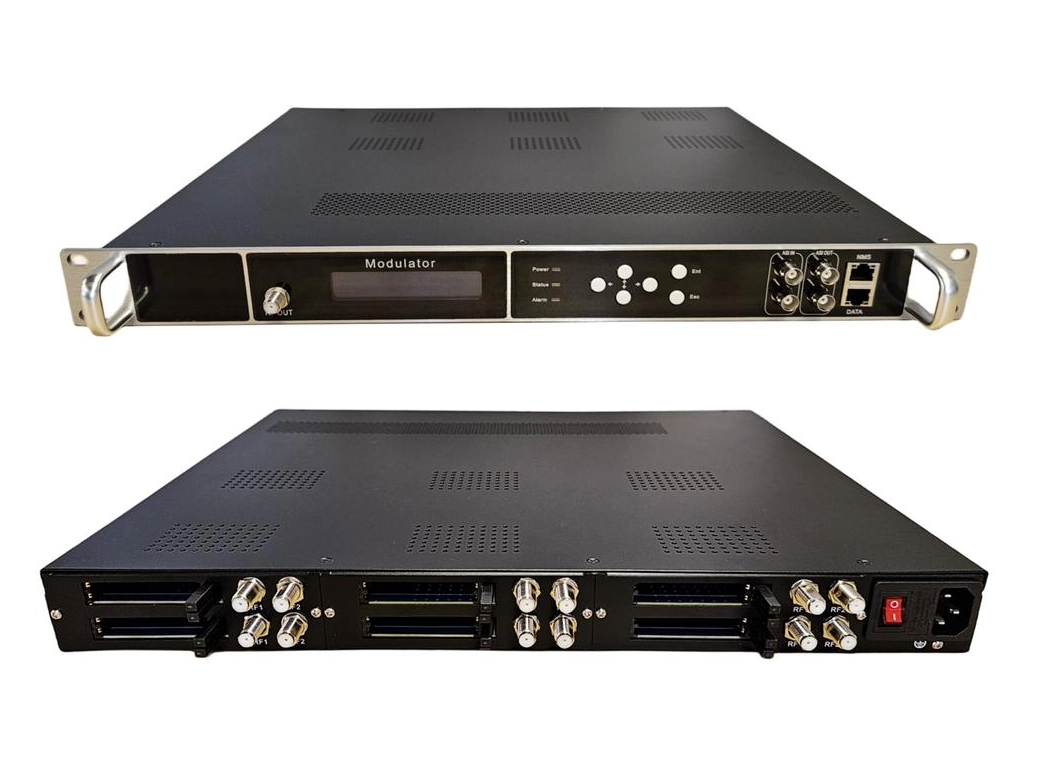 Catcast Provider HPR4624M DVB-S2 CAM Tuner To Modulator Professional Digital TV Headend Solution