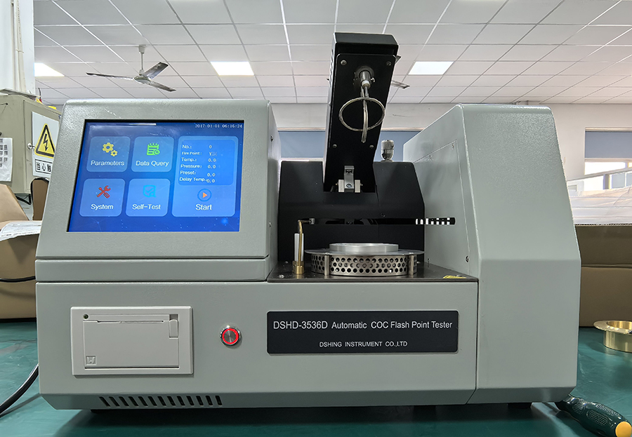 DSHD-3536D Fully Automatic Cleveland Open Cup Flash Point Tester ASTM D92-1