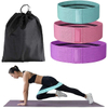 Anti Slip Fabric Resistance Bands 3pcs set,Women Hip Exercise Workout Booty Bands,Hip bands