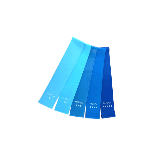 Latex Resistance Bands Set, Exercise Workout Bands Non Slip Gym Elastic Yoga Bands for Women and Men Sports Band for Strength Training Fitness