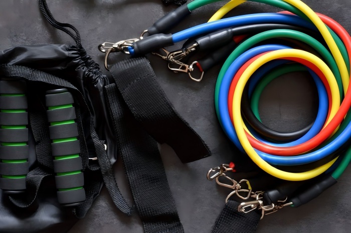 resistance tube with handles set