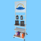retail store free adjustable metal wood display furniture for cosmetics