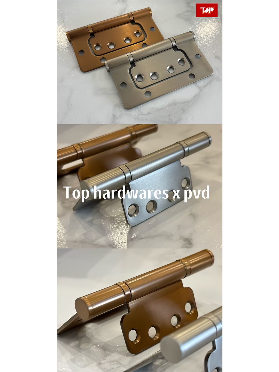 We create one hinge simple to mount, durable through years, and graced with timeless elegance.